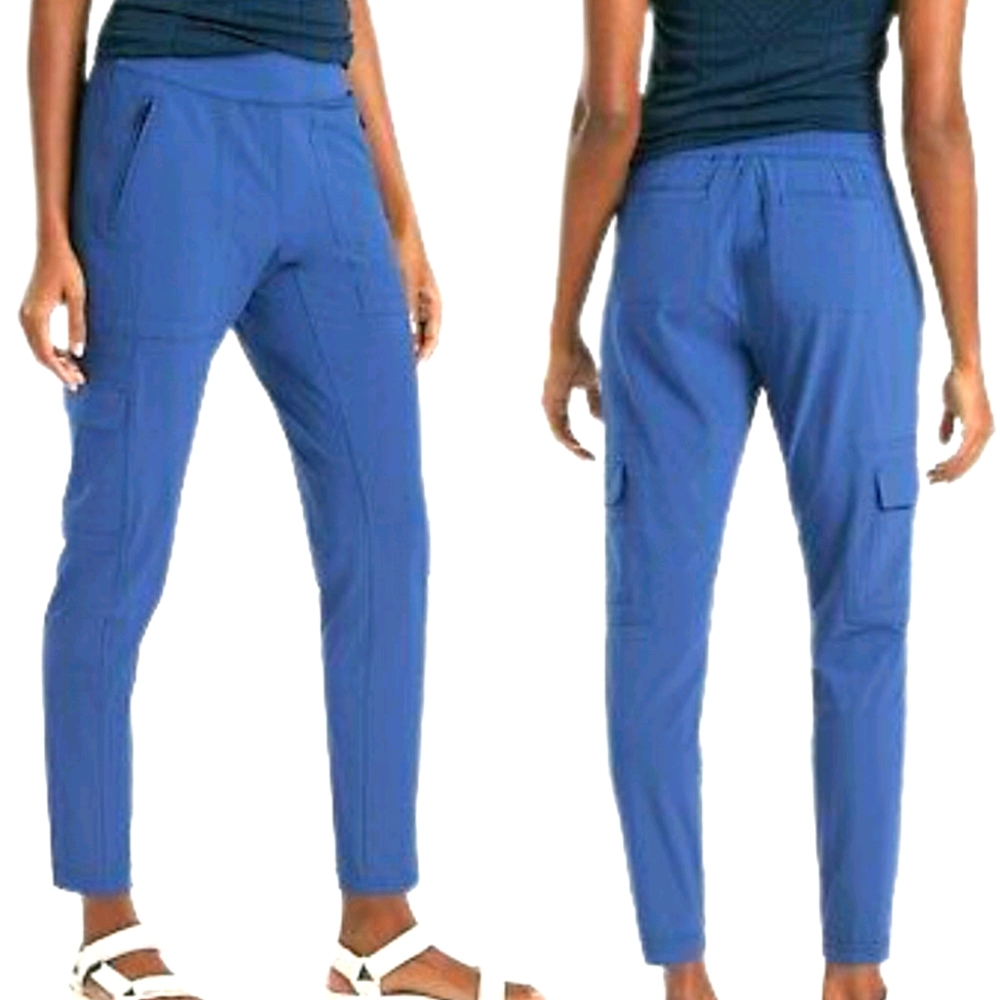 Athleta Blue Chelsea Skinny Cargo Athletic Pants